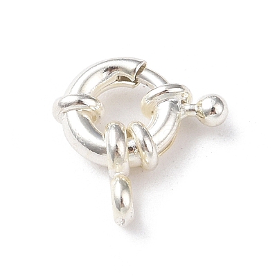 Eco-friendly Brass Spring Ring Clasps KK-D082-02S-A-1