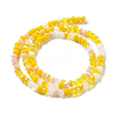 Glass Beads Strands EGLA-A034-M4mm-21-1