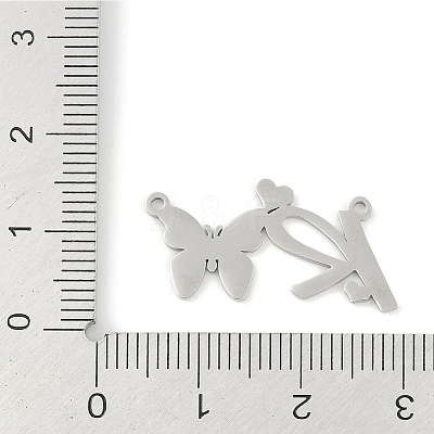 Non-Tarnish 304 Stainless Steel Pendants STAS-L279-002P-R-1