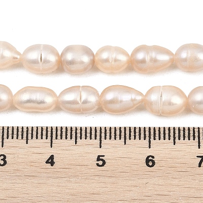 Natural Cultured Freshwater Pearl Beads Strands PEAR-D003-01D-09-1