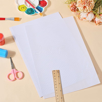 Plastic Mesh Canvas Sheets AJEW-CP0008-79A-1