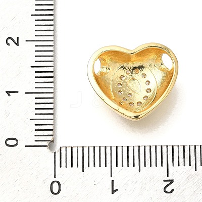 Rack Plating Brass Micro Pave Cubic Zirconia Pendants KK-I722-04G-Q-1
