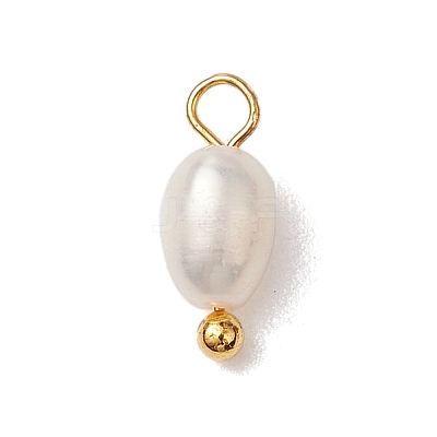 Natural Freshwater Pearl Potato Charms X-PALLOY-JF03202-01-1