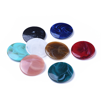 Acrylic Beads OACR-T008-01-M-1