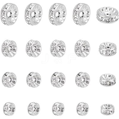 40Pcs 4 Style 316 Surgical Stainless Steel Spacer Beads RB-UN0001-07-1