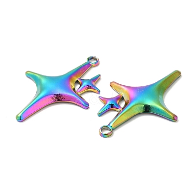 304 Stainless Steel Pendants STAS-Z041-29RC-1