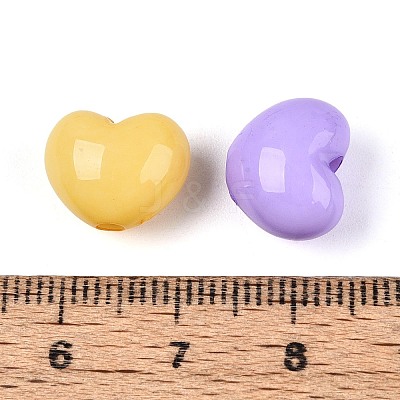 Opaque Acrylic Beads SACR-N019-04-1