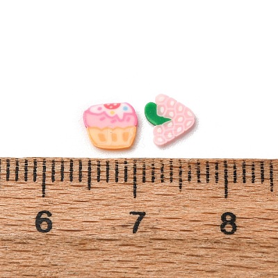 Handmade Polymer Clay Cabochons and Plastic Beads for DIY Jewelry Making Findings CLAY-B007-04D-1