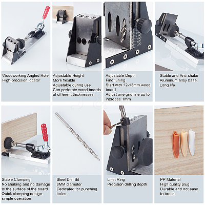 Plastic Woodworking Positioner TOOL-WH0130-08-1