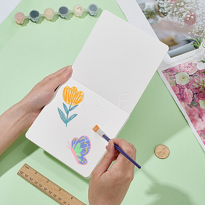 Square Watercolor Sketchbook AJEW-WH20195-49C-1