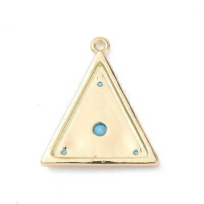 Rack Plating Brass Pendants KK-L155-51G-1