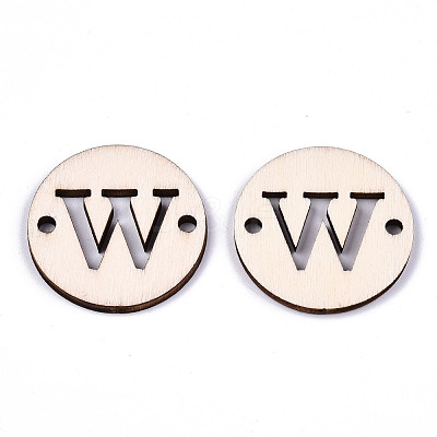 Unfinished Natural Poplar Wood Links Connectors WOOD-S045-140B-01W-1