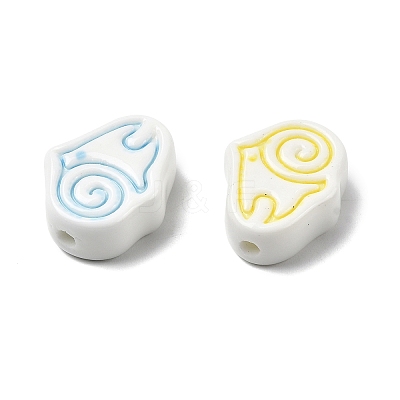 Handmade Porcelain Beads PORC-Z004-01-1