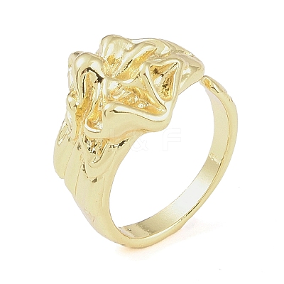 304 Stainless Steel Open Cuff Rings for Women RJEW-H229-02G-05-1