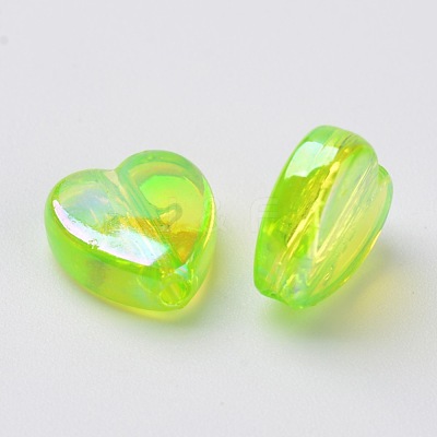 Eco-Friendly Transparent Acrylic Beads X-PL539-835-1