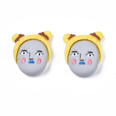 Opaque Resin Cabochons CRES-N024-56-1