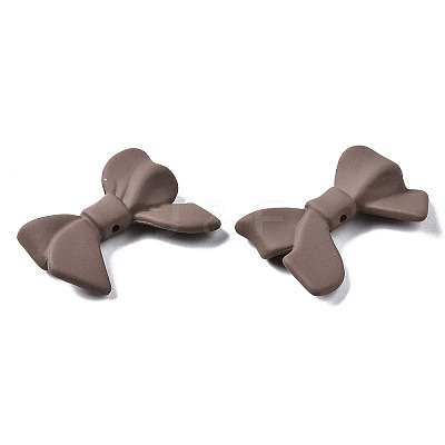 Spray Painted CCB Plastic Beads CCB-Q091-008E-1