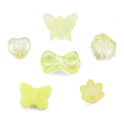 Opaque & Transparent Acrylic Beads MACR-T045-01H-1