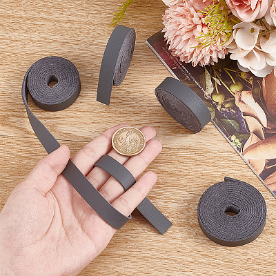 Flat PU Leather Cord WL-WH0004-09A-1