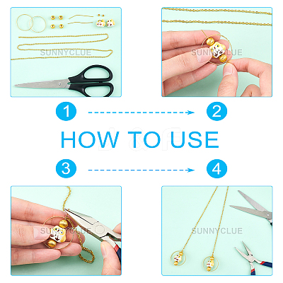 DIY Pendant Decoration Making Kits DIY-SC0013-68-1
