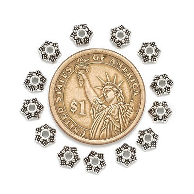 Tibetan Style Bead Caps LS-AA188-AS-NR-1