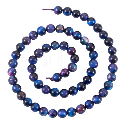 1 Strand Natural Tiger Eye Beads Strands G-TA0002-65B-1