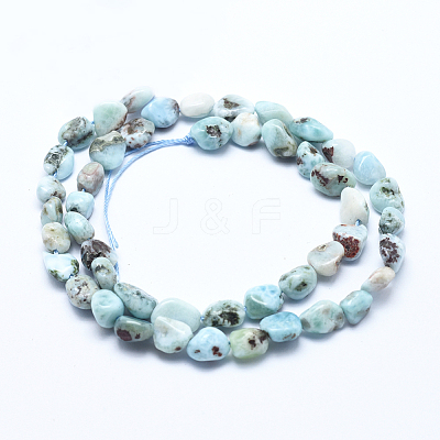 Natural Larimar Bead Strands G-E483-47-1