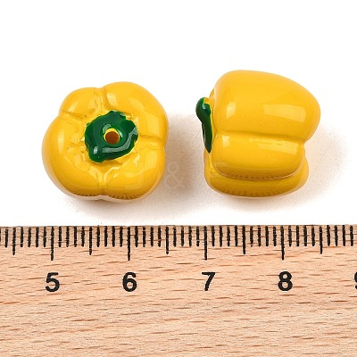 Opaque Resin Imitation Vegetable Beads RE-CBAC4C7-01-1