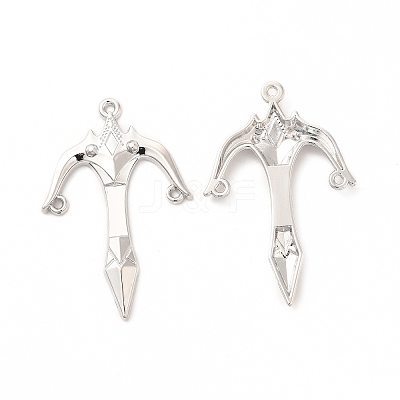 Rack Plating Alloy Pendants PALLOY-E025-33P-1