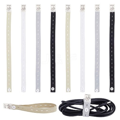 20Pcs 4 Colors TPU Elastic Binding Straps FIND-GF0004-19-1