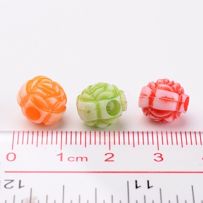 Acrylic Beads PAB2848Y-1