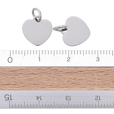 Tarnish Resistant 201 Stainless Steel Stamping Blank Tag Charms STAS-S105-T617-1-1