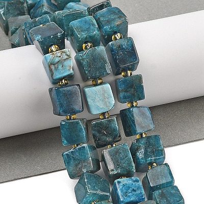 Natural Apatite Beads Strands G-G053-B18-04-1