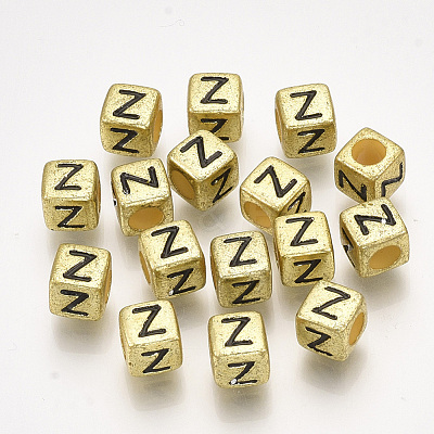 Acrylic Beads PB43C9308-G-Z-1