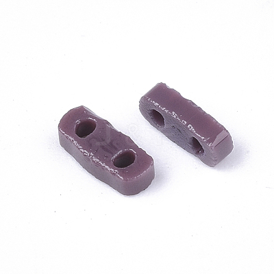 2-Hole Opaque Glass Seed Beads SEED-S023-21A-05-1