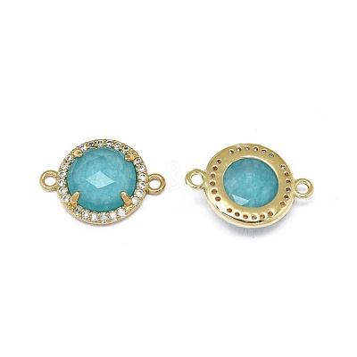 Natural/Synthetic Gemstone Links connectors G-E526-34-1