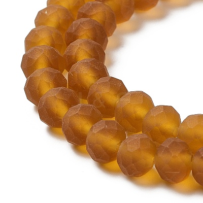 Transparent Glass Beads Strands X-EGLA-A034-T8mm-MD02-1