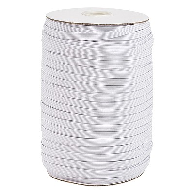 3/8 inch Flat Braided Elastic Rope Cord EC-R030-10mm-01-1