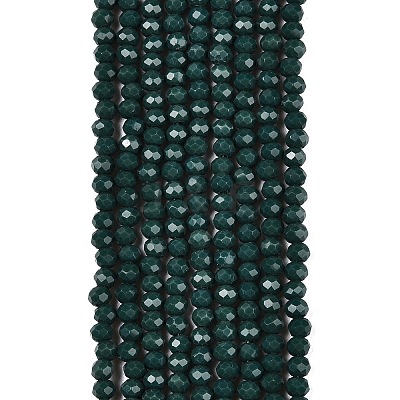 Opaque Solid Color Imitation Jade Glass Beads Strands EGLA-A044-P3mm-D12-1