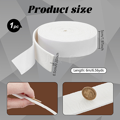6M Self-adhesive Felt Fabric AJEW-WH0007-39B-1