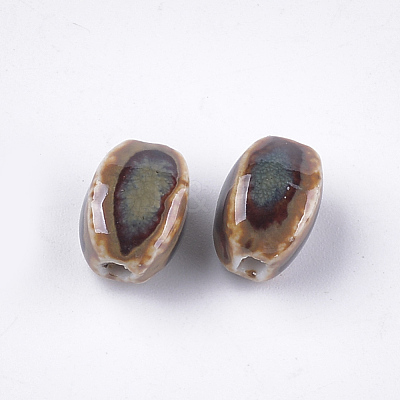 Handmade Porcelain Beads PORC-S498-07N-1