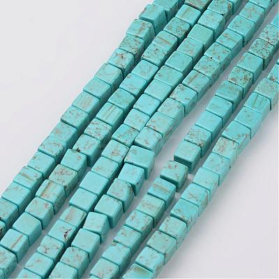 Natural Magnesite Bead Strands G-G931-02-6mm-1
