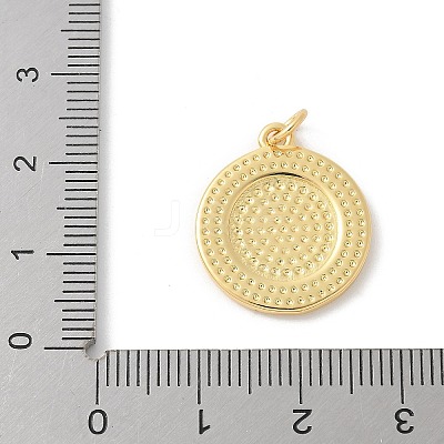 Brass with Enamel Pendants KK-P294-20G-1