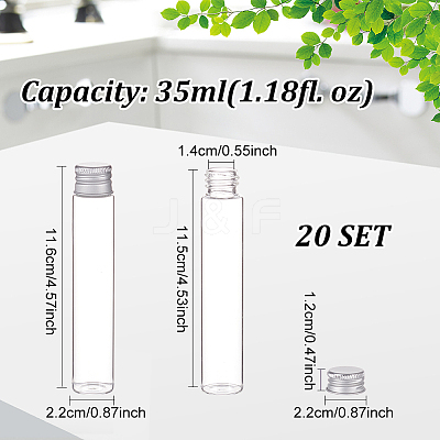Glass Empty Cosmetic Containers CON-WH0084-43C-1