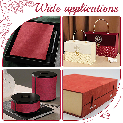 1Pc DIY Imitation Leather Cloth DIY-OC0010-65B-1