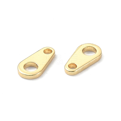 Brass Chain Tabs KK-B072-32G-1