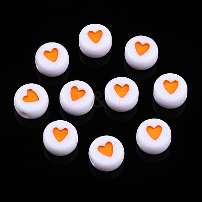 Opaque Acrylic Beads MACR-N008-57G-1