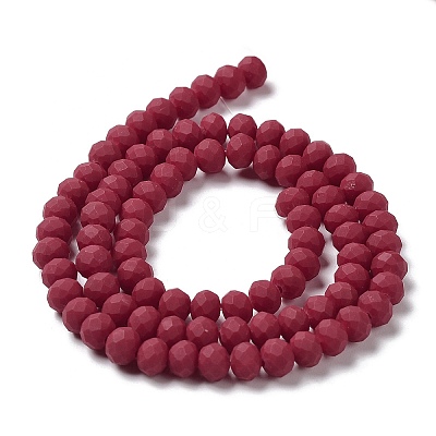 Glass Beads Strands EGLA-A034-P4mm-MD02-1