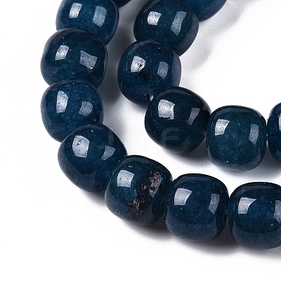 Dyed Natural White Jade Beads Strands G-T138-S05-1