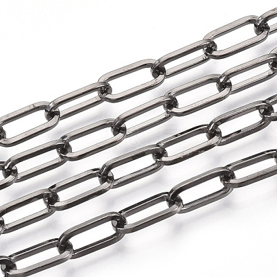 Unwelded Iron Paperclip Chains CH-S125-02F-B-1